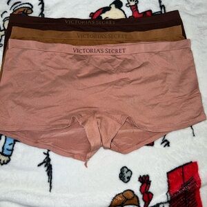 Victoria's Secret Cotton Boy Shorts nude colors (3-Pack)